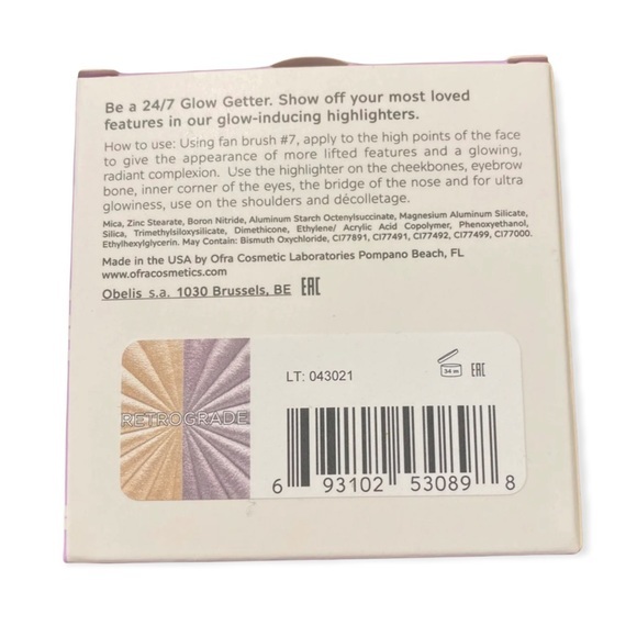 Ofra Cosmetics Retrograde Highlighter Duo Palette BNIB - Picture 3 of 4
